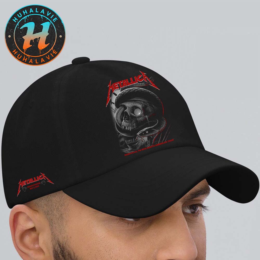 Metallica Night 2 Merch Tee M72 Nashville TN Art By Maxx242 At Nissan Stadium On No Repeat Weekend May 3 2025 Cap Hat Metallica Night 2 Merch Tee M72 Nashville TN Art By Maxx242 At Nissan Stadium On No Repeat Weekend May 3 2025 Cap Hat