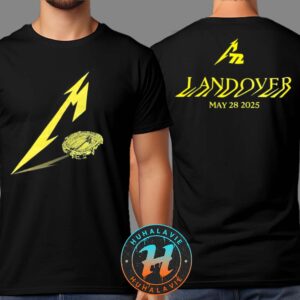 Metallica Northwest Stadium Cover Merch M72 Landover Maryland Washington DC On May 28 2025 Two Sided Print T-Shirt
