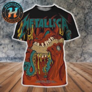 Metallica Philadelphia Pennsylvania M72 Philly Night 2 Poster At Lincoln Financial Field On May 25 2025 Created By Squindo All Over Print Shirt