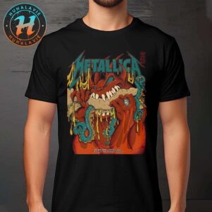 Metallica Philadelphia Pennsylvania M72 Philly Night 2 Poster At Lincoln Financial Field On May 25 2025 Created By Squindo Unisex T-Shirt