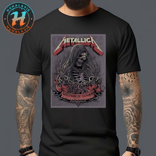 Metallica Tonight In Landover Maryland Poster Show At Northwest Stadium M72 Landover Washington DC On May 28 2025 Unisex T-Shirt