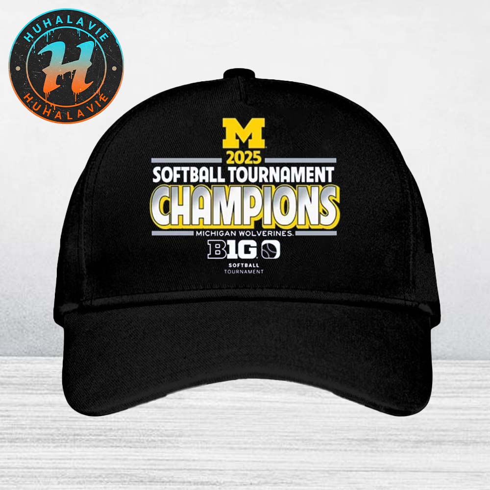 Michigan Wolverines Softball 2025 Tournament Big Ten Champions Classic Cap Snapback Hat Michigan Wolverines Softball 2025 Tournament Big Ten Champions Classic Cap Snapback Hat