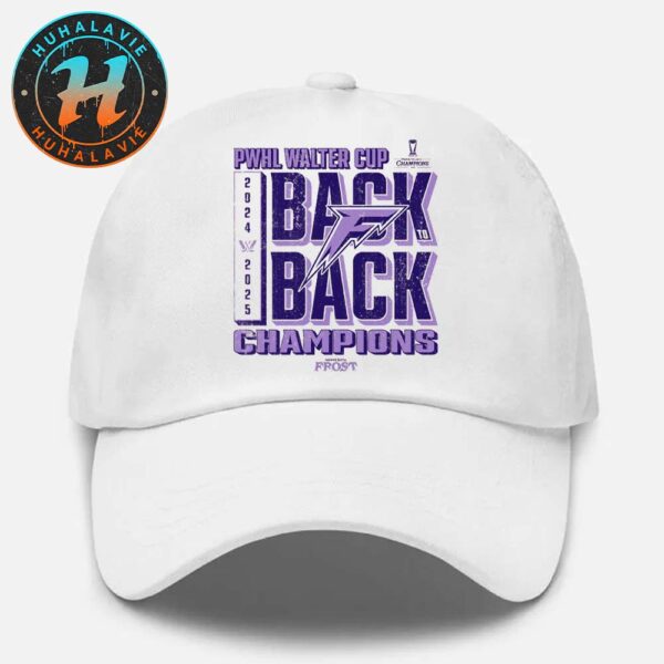 Minnesota Frost Back To Back Champions PWHL Walter Cup 2024-25 Snapback Cap Classic Hat