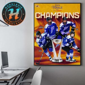 Minnesota Hoisting The Walter Cup 2025 Champions PWHL For The Second Straight Season Home Decor Poster Canvas