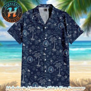 Minnesota Timberwolves NBA Tropical Beach Icon Signature Summer Aloha Hawaiian Shirt
