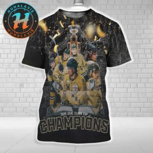 Muskegon Lumberjacks Named To 2025 USHL Clark Cup Champions All Over Print Shirt