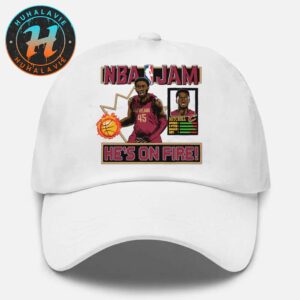 NBA Jam Donovan Mitchell Cleveland Cavaliers Homage He’s On Fire Snapback Hat Classic Cap