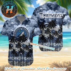 NBA Minnesota Timberwolves Tropical Sky Cover For Family 2025 Hawaiian Shirt