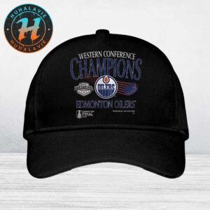 NHL Edmonton Oilers Named To 2025 Western Conference Champions Stanley Cup Cap Hat