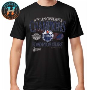 NHL Edmonton Oilers Named To 2025 Western Conference Champions Stanley Cup Unisex T-Shirt