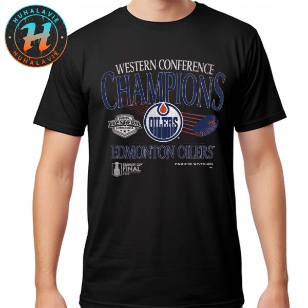 NHL Edmonton Oilers Named To 2025 Western Conference Champions Stanley Cup Unisex T-Shirt
