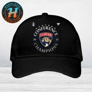 NHL Stanley Cup Florida Panthers 2025 Eastern Conference Champions Locker Room Snapback Hat Classic Cap