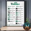 NFL 2025 Cleveland Browns Season Schedule Wall Decor Poster Canvas
