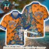 New York Knicks NBA Sunset Shore Big Logo With Tree 2025 Aloha Summer Hawaiian Shirt