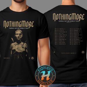 Nothing More Carnal Nature World Tour 2025 Europe And UK Dates List For November To December 2025 Two Sided Print Classic T-Shirt