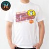 Congrats Clemson Tigers 2025 ACC Softball Conference Tournament Champions Locker Room Unisex T-Shirt