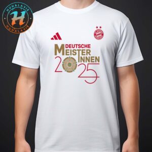 Official FC Bayern Munich Deutsche Meisterinnen 2025 Vintage T-Shirt