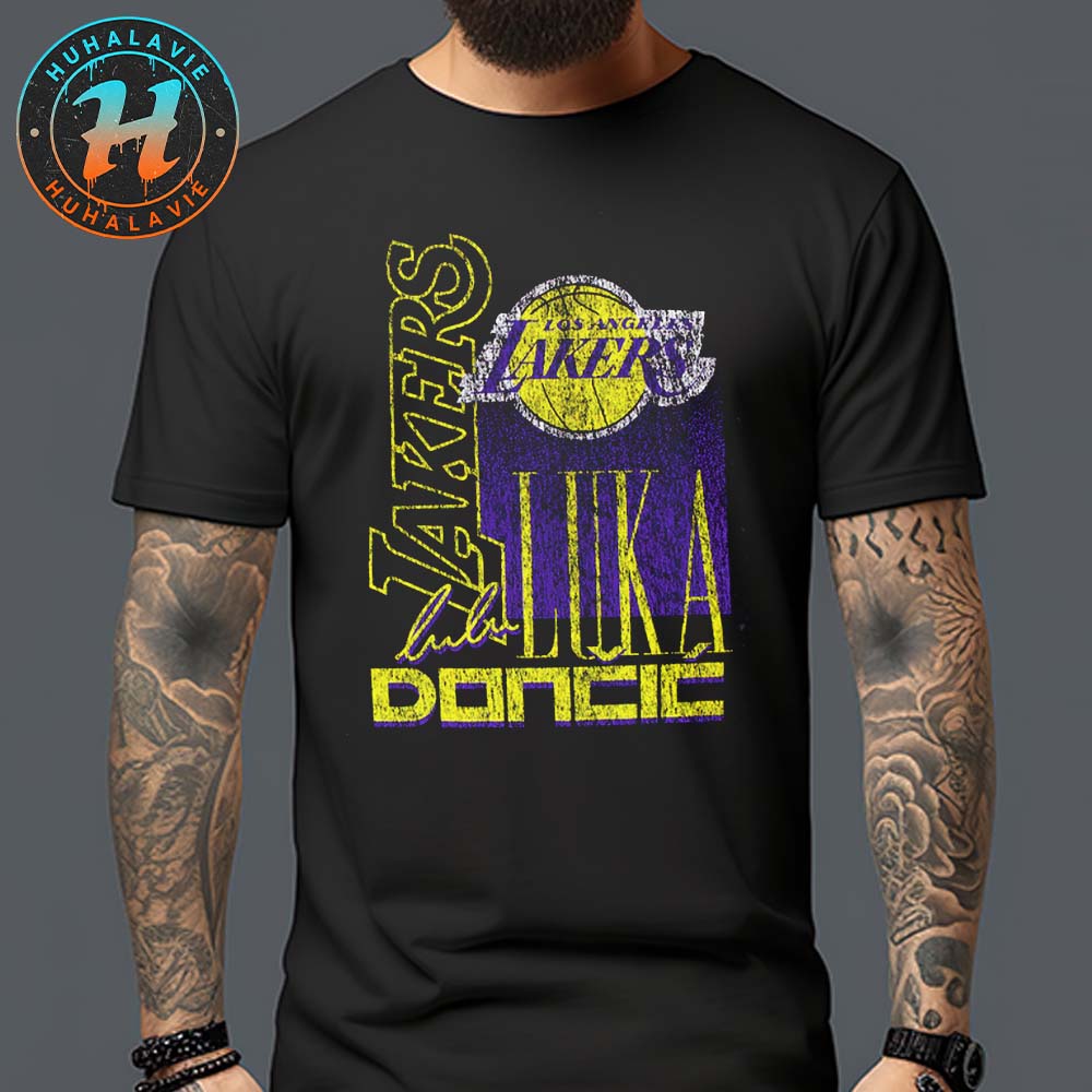 Official Luka Doncic Team Los Angeles Lakers NBA New Era Full Court Press Mineral Player Unisex T-Shirt Official Luka Doncic Team Los Angeles Lakers NBA New Era Full Court Press Mineral Player Unisex T-Shirt
