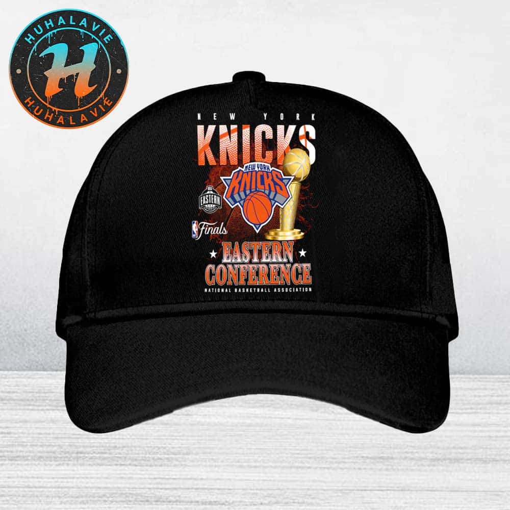 Official New York Knicks NBA 2025 Eastern Conference Finals Classic Cap Snapback Hat Official New York Knicks NBA 2025 Eastern Conference Finals Classic Cap Snapback Hat