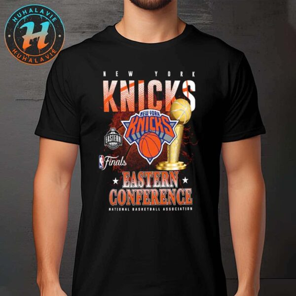 Official New York Knicks NBA 2025 Eastern Conference Finals Vintage T-Shirt