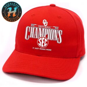 Official Oklahoma Sooners 2025 SEC Softball Regular Season Champions Classic Cap Snapback Hat