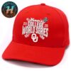 NCAA Softball Womens College World Series 2025 Infield Shift White Classic Cap Snapback Hat