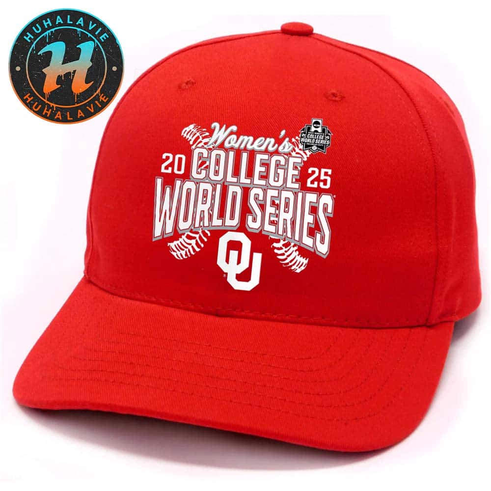 Official Oklahoma Sooners Softball 2025 NCAA Women's College World Series Cut Off Red Classic Cap Snapback Hat Official Oklahoma Sooners Softball 2025 NCAA Women's College World Series Cut Off Red Classic Cap Snapback Hat
