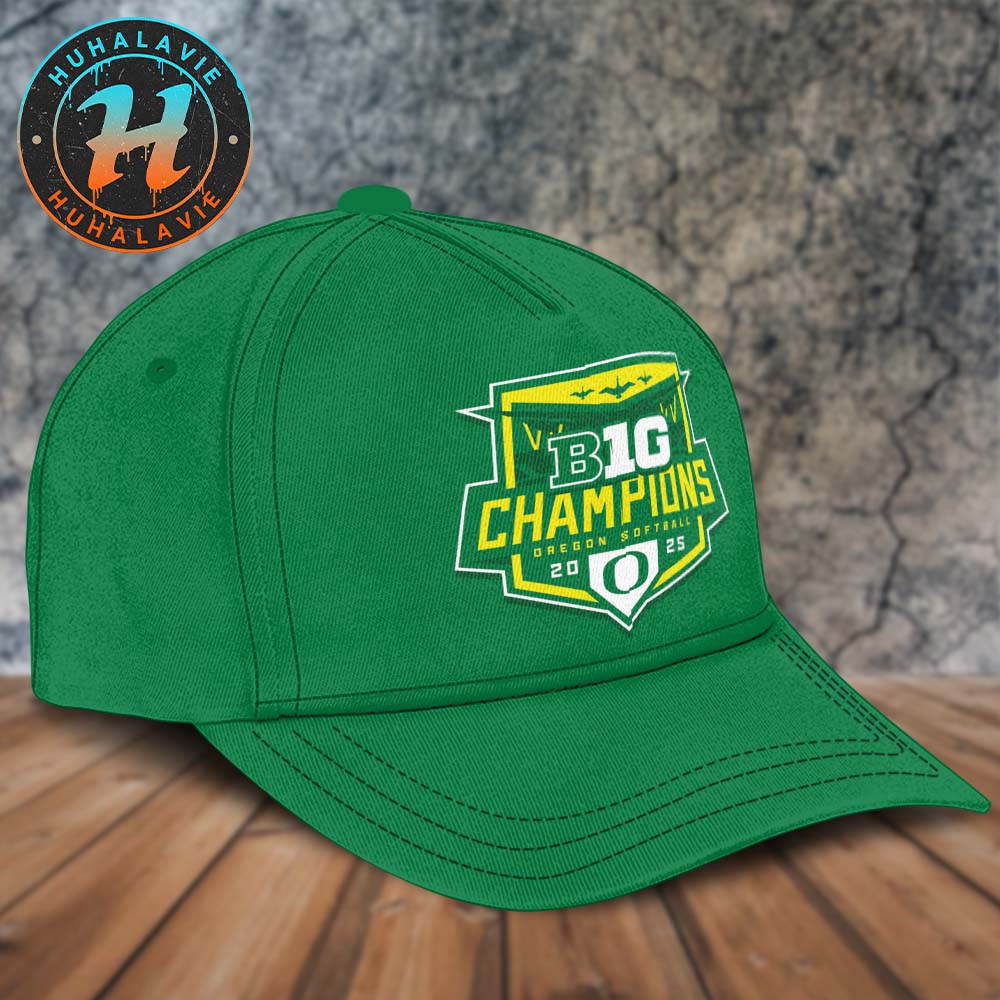 Official Oregon Ducks Softball 2025 Big Ten Conference Champion Logo Classic Cap Snapback Hat Official Oregon Ducks Softball 2025 Big Ten Conference Champion Logo Classic Cap Snapback Hat