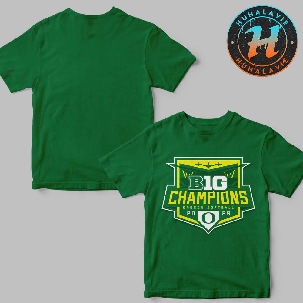 Official Oregon Ducks Softball 2025 Big Ten Conference Champion Logo Classic T-Shirt Official Oregon Ducks Softball 2025 Big Ten Conference Champion Logo Classic T-Shirt