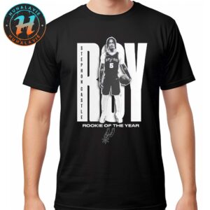 Official Stephon Castle Team San Antonio Spurs 2025 NBA Rookie Of The Year Unisex T-Shirt