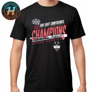 Official UConn Huskies Softball 2025 Big East Champions Unisex T-Shirt