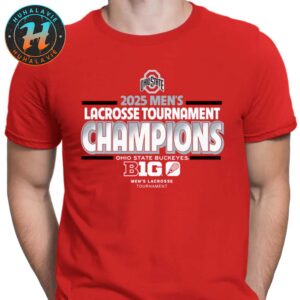 Ohio State Buckeyes 2025 Big Ten Men’s Lacrosse Conference Tournament Champions Unisex T-Shirt