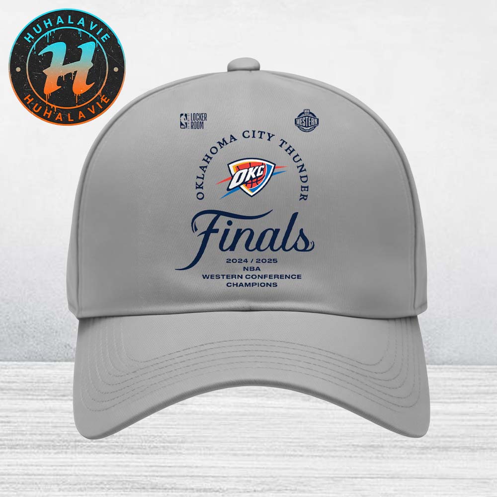 Oklahoma City Thunder 2025 Western Conference Champions NBA Playoffs Backcourt Violation Locker Room Classic Cap Snapback Hat Oklahoma City Thunder 2025 Western Conference Champions NBA Playoffs Backcourt Violation Locker Room Classic Cap Snapback Hat