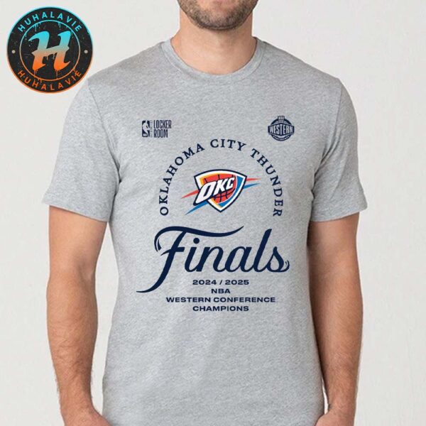 Oklahoma City Thunder 2025 Western Conference Champions NBA Playoffs Backcourt Violation Locker Room Unisex T-Shirt