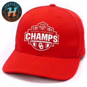 Oklahoma Sooners Softball 2025 SEC Conference Tournament Champions Locker Room Classic Cap Snapback Hat