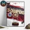 Texas A&M Aggies Softball Named To 2025 SEC Tournament Co-Champions Home Decor Poster Canvas