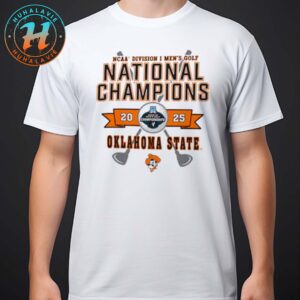 Oklahoma State Cowboys 2025 NCAA Division I Mens Golf National Champions Classic T-Shirt