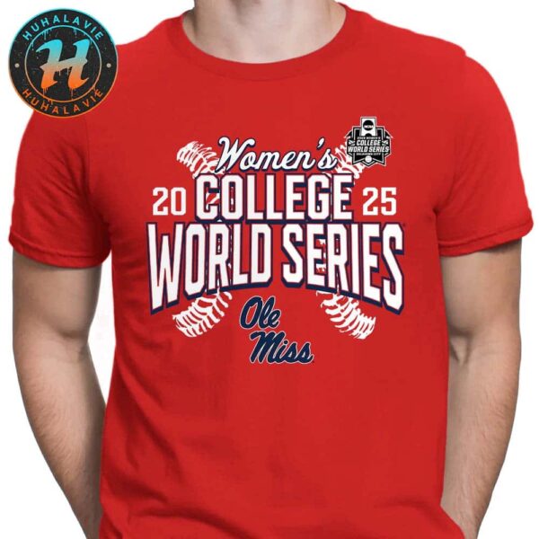 Ole Miss Rebels OKC Bound 2025 NCAA Softball Womens College World Series Cut Off Unisex T-Shirt