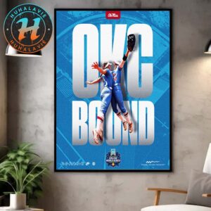 Ole Miss Rebels OKC Bound 2025 NCAA Softball Womens College World Series Home Decor Poster Canvas