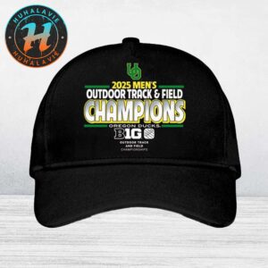Oregon Ducks 2025 Big Ten ConferenceMen’s Outdoor Track And Field Champions Classic Cap Snapback Hat