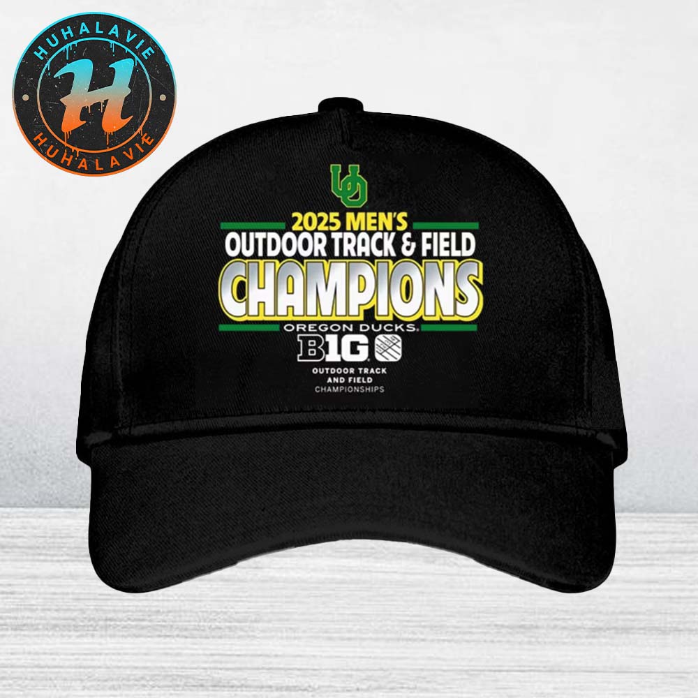 Oregon Ducks 2025 Big Ten ConferenceMen’s Outdoor Track And Field Champions Classic Cap Snapback Hat Oregon Ducks 2025 Big Ten ConferenceMen’s Outdoor Track And Field Champions Classic Cap Snapback Hat