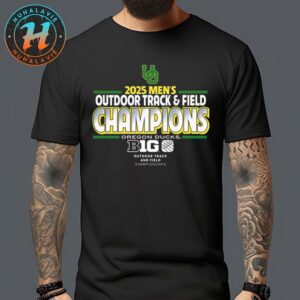 Oregon Ducks 2025 Big Ten ConferenceMen’s Outdoor Track And Field Champions Unisex T-Shirt
