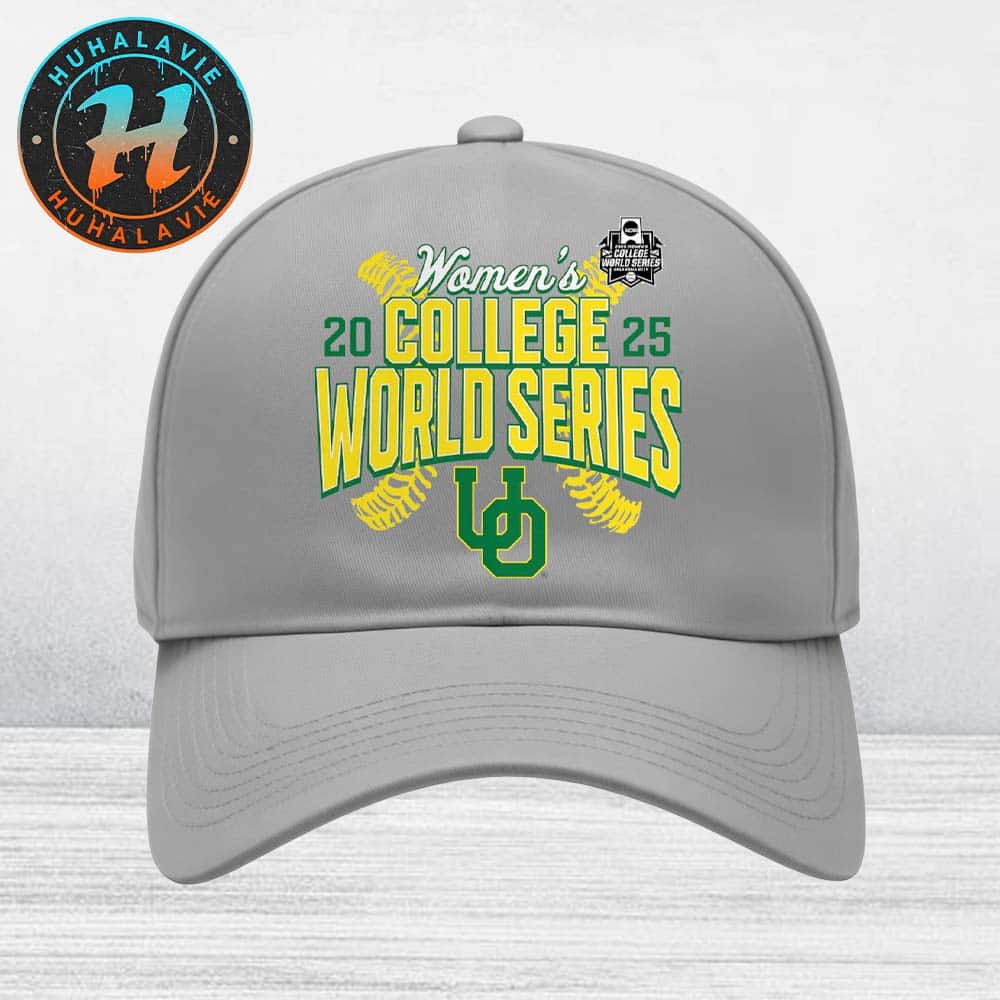 Oregon Ducks Softball 2025 NCAA Womens College World Series Cut Off Grey Classic Cap Snapback Hat Oregon Ducks Softball 2025 NCAA Womens College World Series Cut Off Grey Classic Cap Snapback Hat