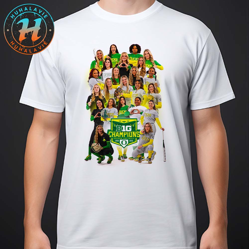 Oregon Ducks Softball Is Your 2025 Big Ten Conference Champion Unisex T-Shirt Oregon Ducks Softball Is Your 2025 Big Ten Conference Champion Unisex T-Shirt