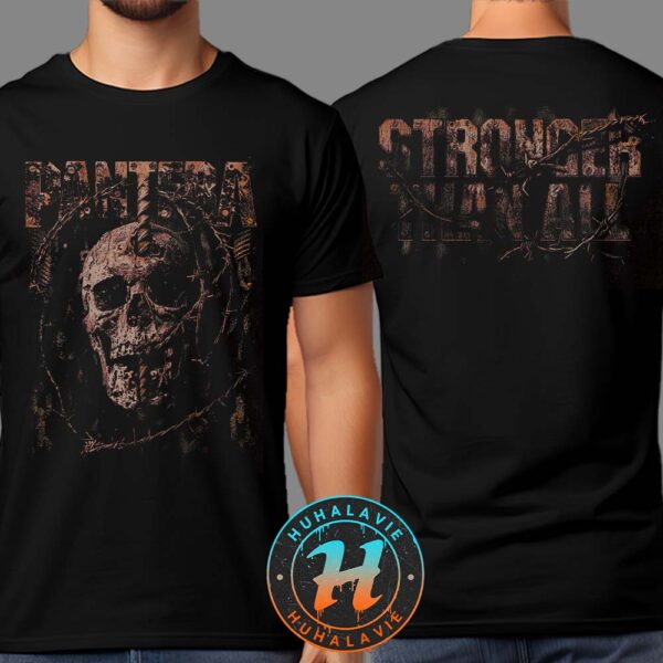 Pantera Stronger Than All Merch Two Sided Print Unisex T-Shirt
