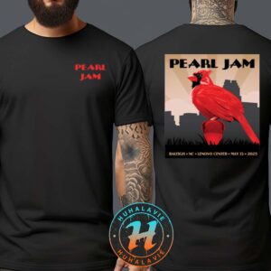 Pearl Jam Night 2 Event Tee Raleigh North Carolina On May 13 2025 At Lenovo Center Two Sided Print T-Shirt