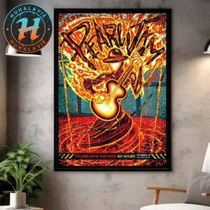 Pearl Jam Pittsburgh PA Night 1 Event Poster At PPG Paints Arena On May 16th Dark Matter Tour 2025 Art By Brad Klausen Home Decor Poster Canvas