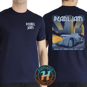Pearl Jam Raleigh North Carolina Night 1 Event Tee On May 11 2025 At Lenovo Center Two Sided Print Classic T-Shirt