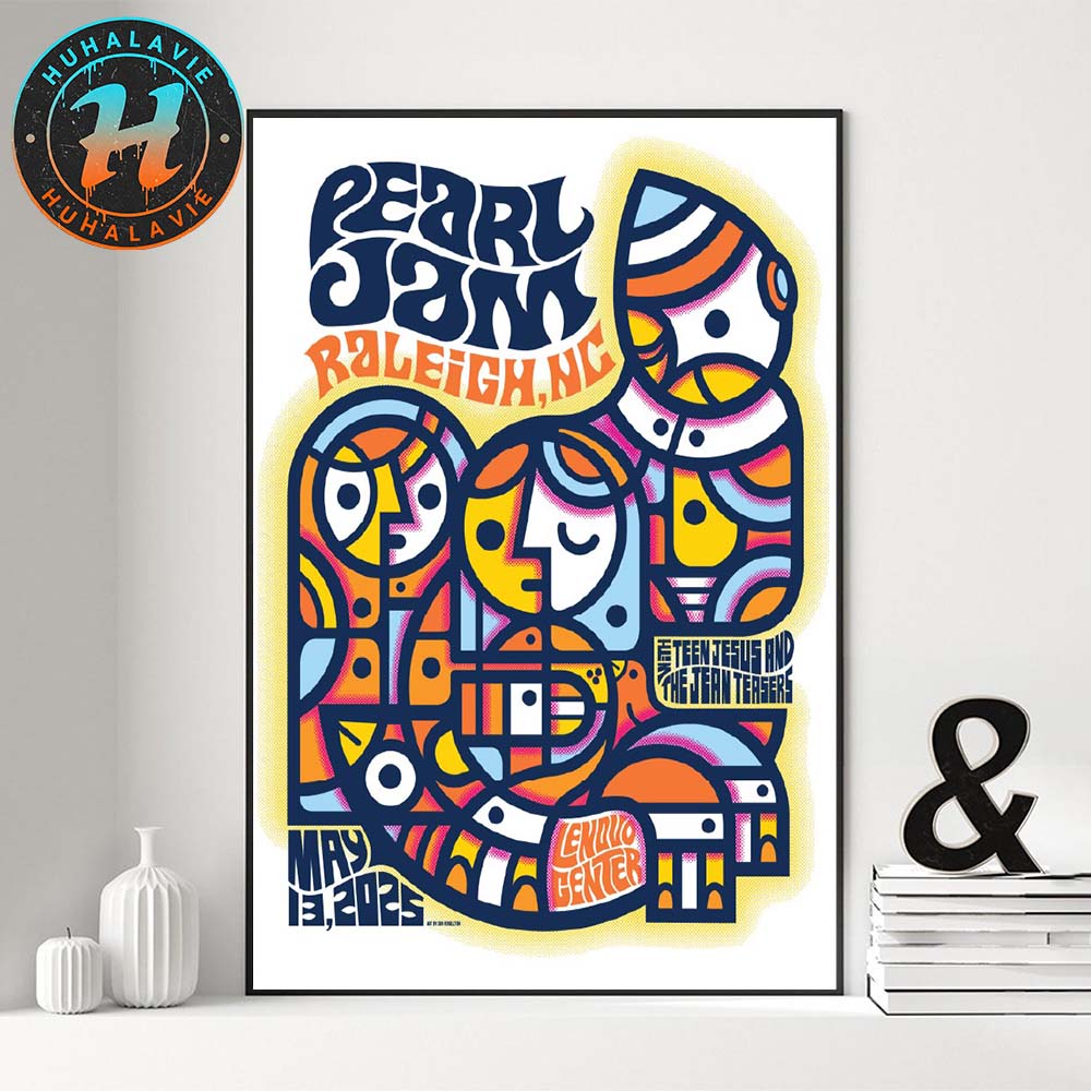 Pearl Jam Raleigh North Carolina Night 2 Event Poster Art By Don Pendleton On May 13 2025 At Lenovo Center Home Decor Poster Canvas Pearl Jam Raleigh North Carolina Night 2 Event Poster Art By Don Pendleton On May 13 2025 At Lenovo Center Home Decor Poster Canvas