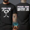 Pearl Jam Raleigh North Carolina Night 1 Event Tee On May 11 2025 At Lenovo Center Two Sided Print Classic T-Shirt